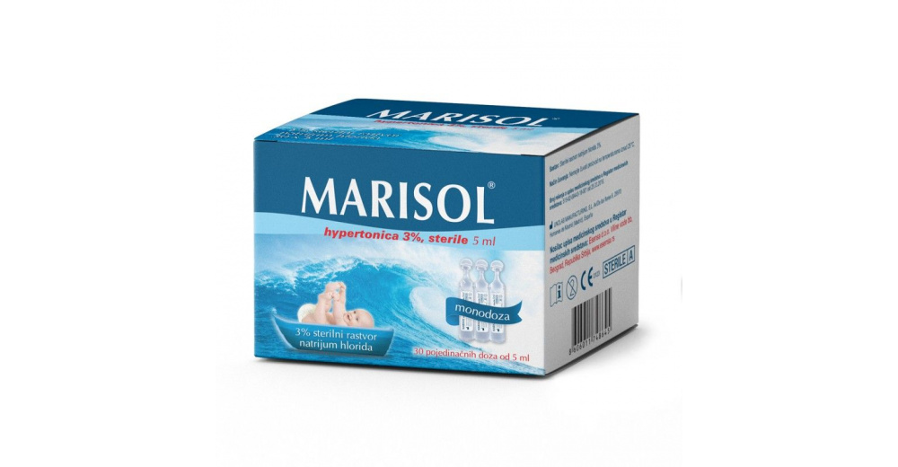 Marisol 3% Натриум Хлорид хипертонични монодози,30 монодози :: ПЗУ ...