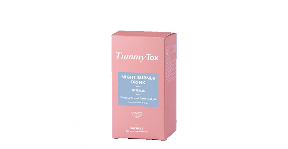Tummy Tox Night Burner Drink Intense ќесички, 10 ќесички ПЗУ Аптека Виа Фарм