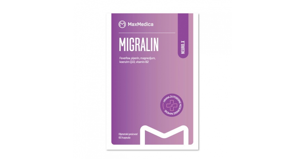 MaxMedica MIGRALIN капсули за возрасни, 60 капсули :: ПЗУ Аптека Виа Фарм