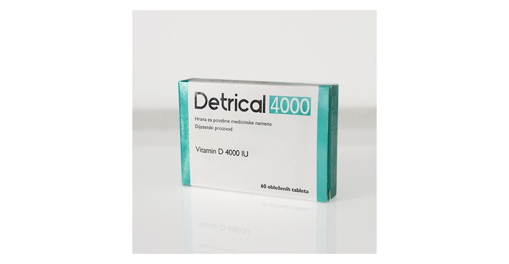 Detrical 4000 таблети за возрасни, 60 таблети :: ПЗУ Аптека Виа Фарм