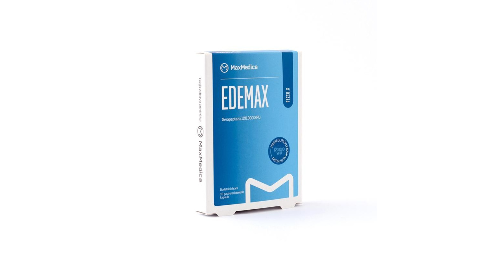 Maxmedica Edemax капсули 10 капсули ПЗУ Аптека Виа Фарм