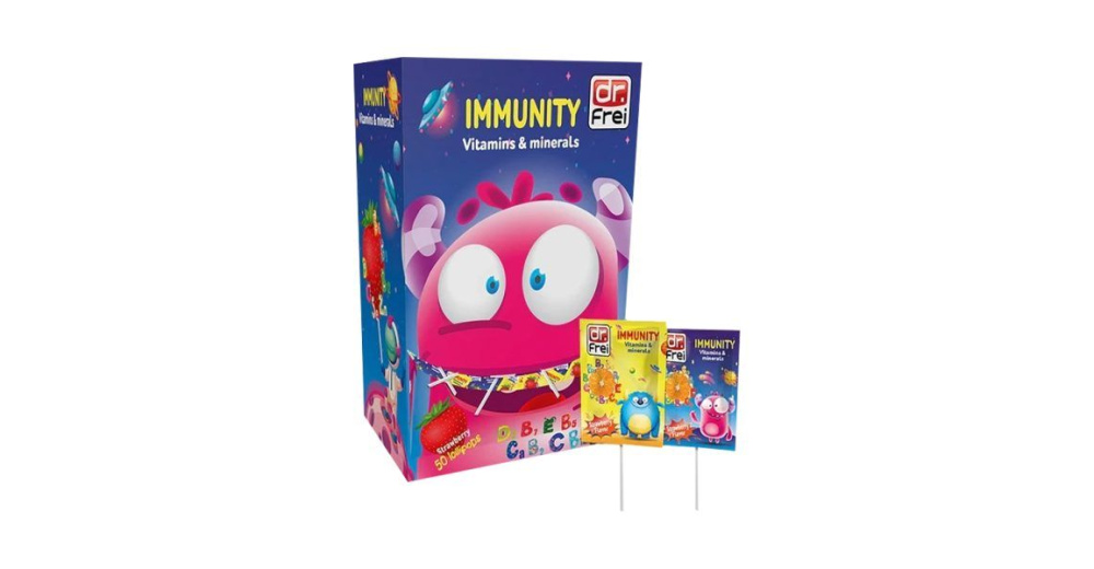 Dr.Frei Immunity Vitamins & Minerals Pack Of Lollipops 10S main image 1